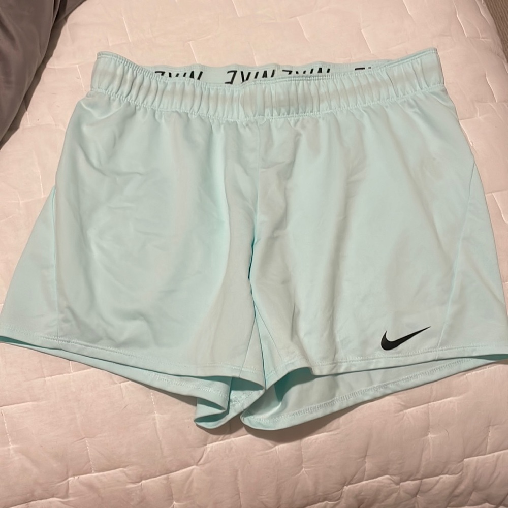 light blue nike shorts